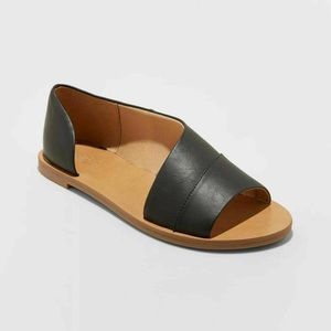 Universal Thread Lissa Wraparound Sandal - Black 7.5